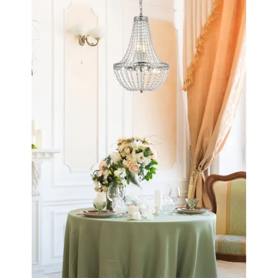 Valeria 14 inch pendant in chrome {2}