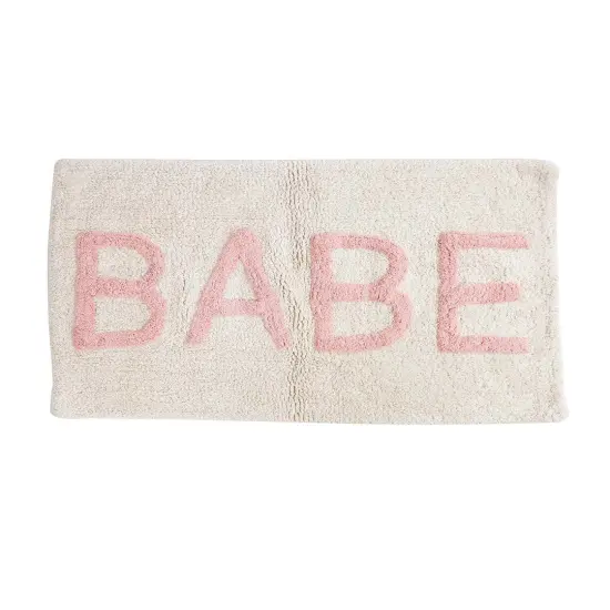 BABE Bath Mat for new year gift Hand Tufted Cotton Bath Rug {4}