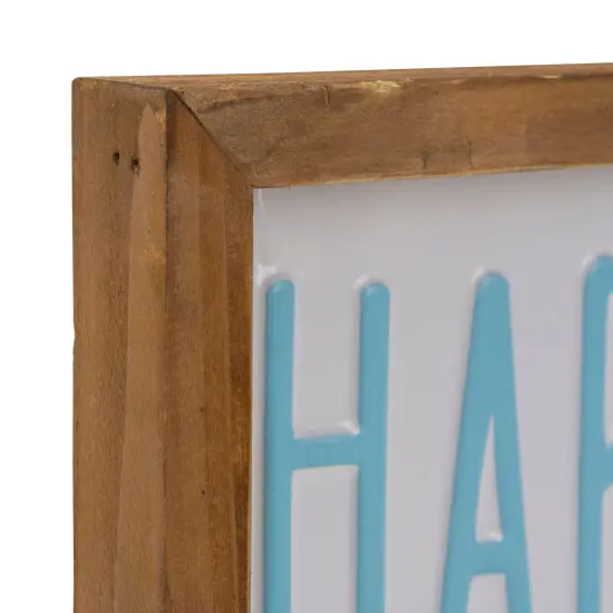 Northlight Wooden Framed "Happy Easter Y'all" Spring Wall Sign - 26" White {5}