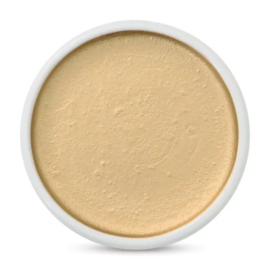 Yasutomo Traditional Japanese Watercolor Pan - Metallic Gold, 2-1/4" Dia {1}