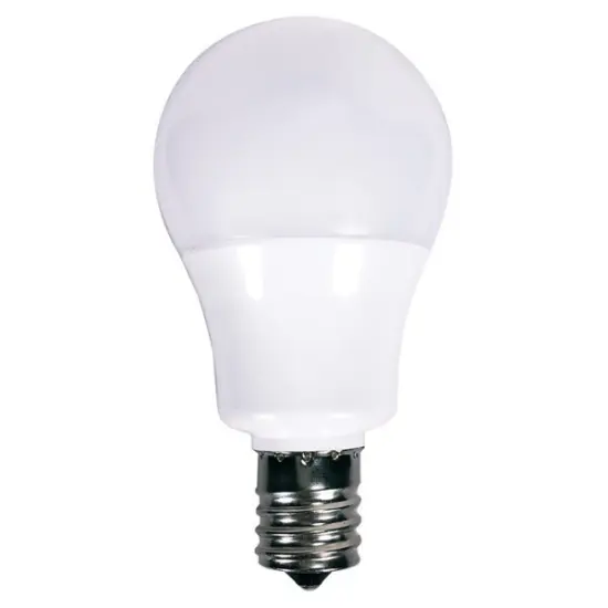 5.5w A15 LED 120v Frosted E17 Intermediate base 3000K Warm White {1}