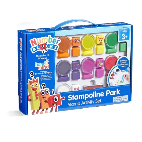 Numberblocks Stampoline Park Stamp Activity Set {4}