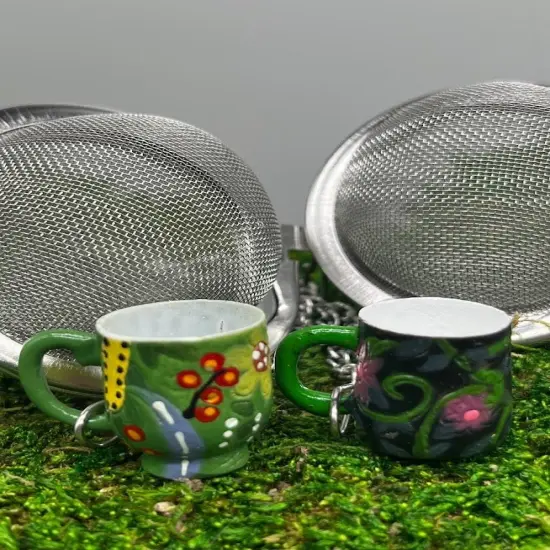 Tea Ball Infuser - Tea Cup Charm {3}