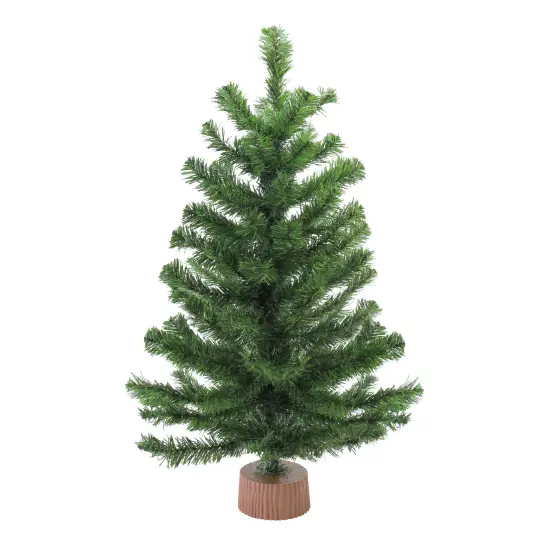 Northlight Balsam Pine Medium Artificial Christmas Tree - 28" - Unlit Green {3}