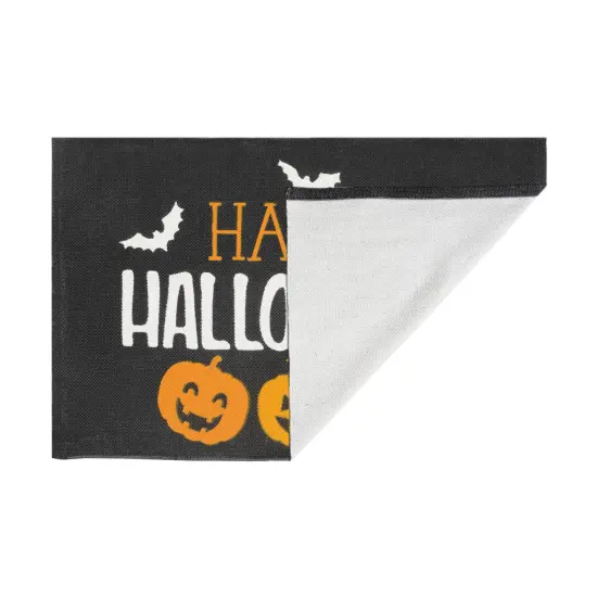 2'0" x 3'0" Jack O' Lantern & Bats "Happy Halloween" Premium Indoor Doormat Rug {3}