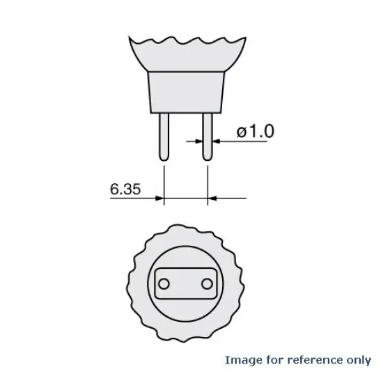USHIO EFR MR16 150w 15v EFR/15V-150W Reflector 3400K GZ6.35 Halogen Lamp {3}