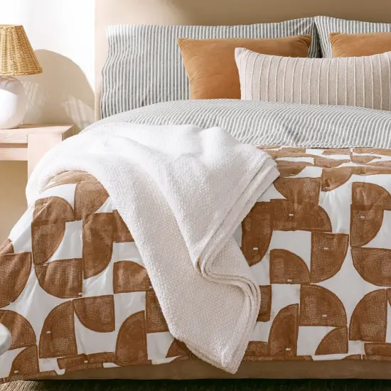 Nate Home by Nate Berkus Two-Tone Cotton Bed Blanket {2}