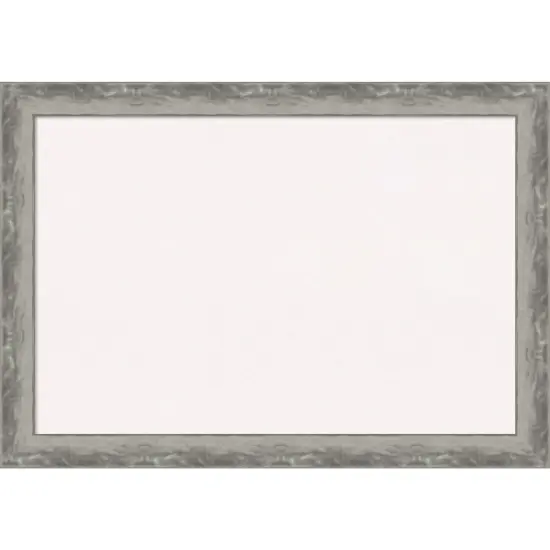 Waveline Silver Narrow Framed Corkboard, White Cork {1}