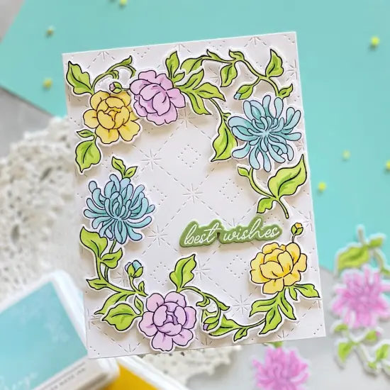 Pinkfresh Studio Die Set-Best Wishes {5}