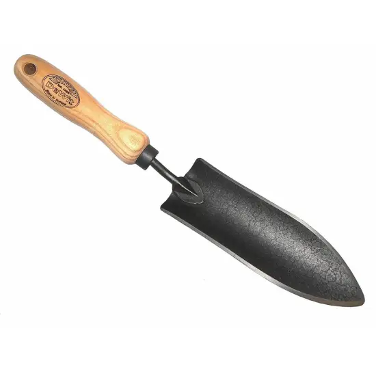 DeWit Forged Transplant Trowel, Boron Steel and 13.5 in Ash Wood Handle {1}