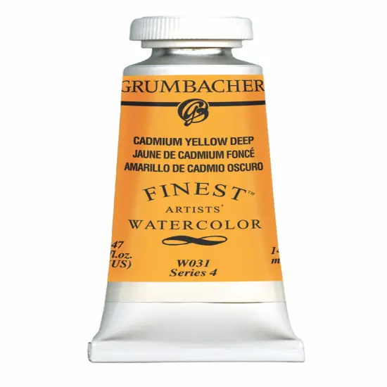 Grumbacher Finest&trade; Watercolor Cadmium Yellow Deep {1}
