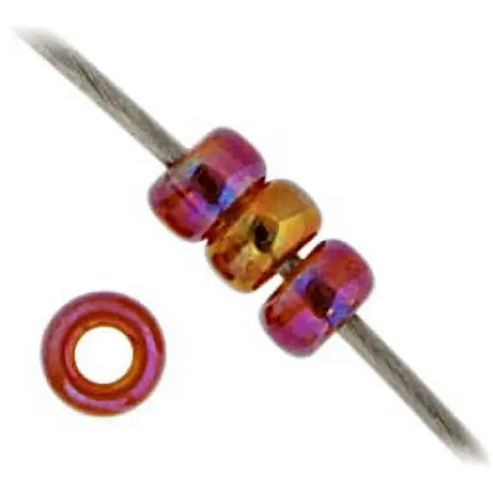 Miyuki 250g Transparent Round Seed Beads, 11/0 Topaz AB #257 {2}