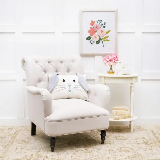 Boy Easter Bunny w/ Flap Ears Decorative Accent Pillow, 13" x 18" {6}