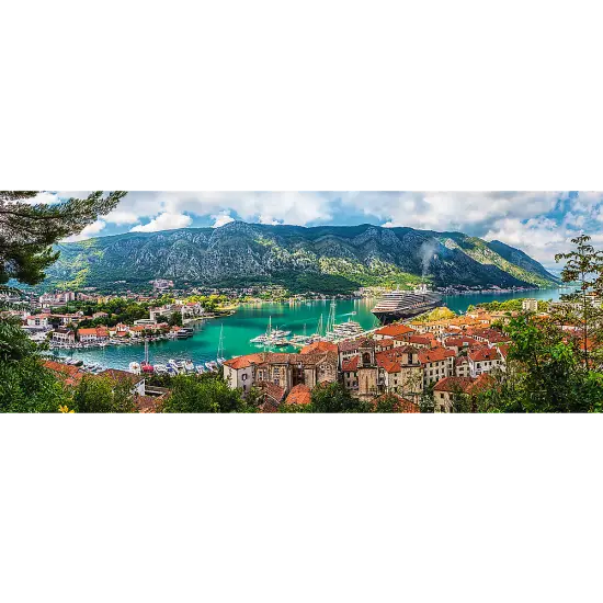 Panorama 500 Piece Jigsaw Puzzles, Kotor Montenegro, Medieval Old Town Puzzle, Adriatic Coast Puzzle, Adult Puzzles, Trefl 29506 {2}