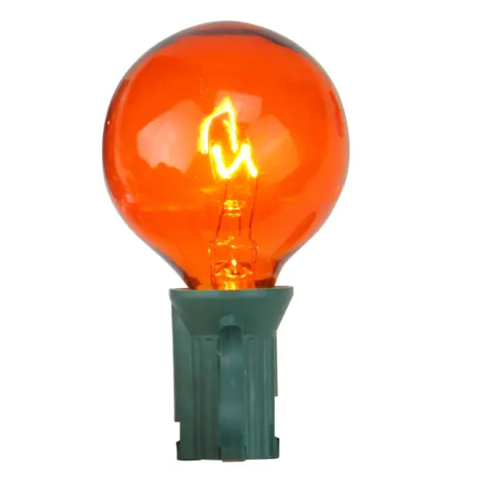 Northlight Transparent G40 Globe Christmas Replacement Bulbs - MultiColor - 4ct {4}