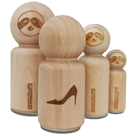 High Heel Pump Shoe Rubber Stamp for Stamping Crafting Planners {7}