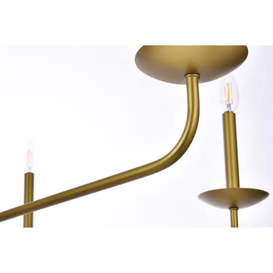 Cohen 42 inch pendant in brass {6}