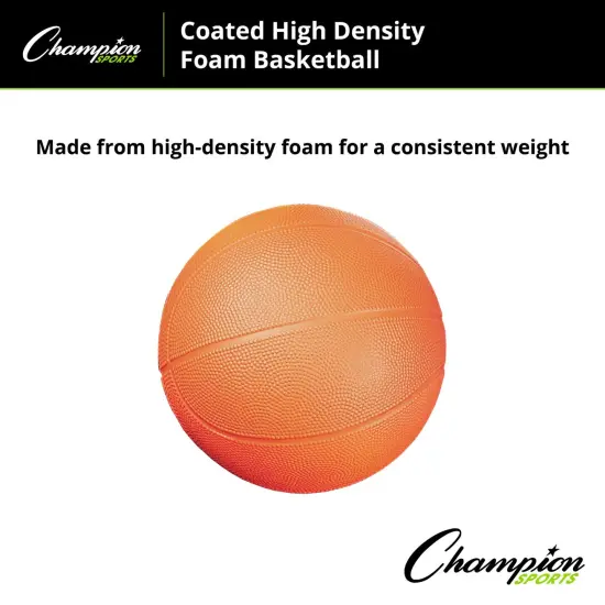 Coated High Density Foam Basketball, Size 3 {5}
