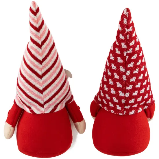 Northlight Plush "I Heart U" Valentine's Day Gnomes-12" - Set of 2 Red {6}