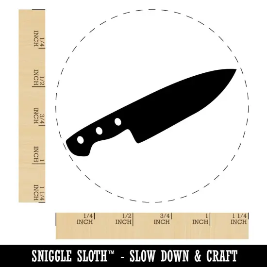 Chef Knife for Cooking Rubber Stamp for Stamping Crafting Planners {1}