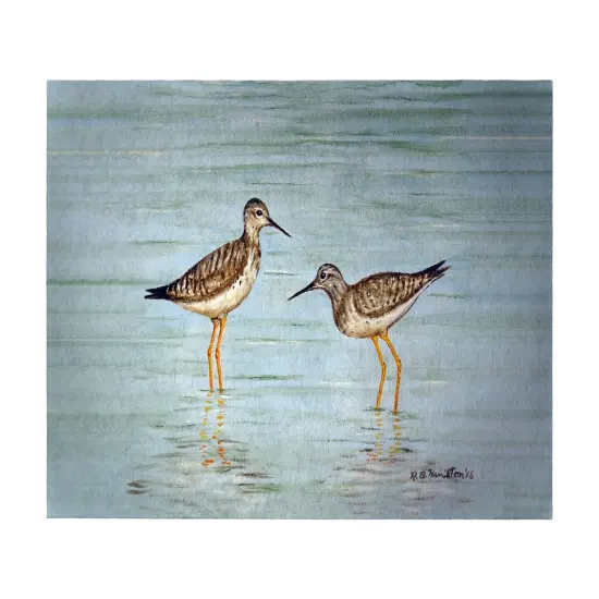 Betsy Drake Yellow Legs Avocets 30 X 50 Inch Comfort Floor Mat {1}