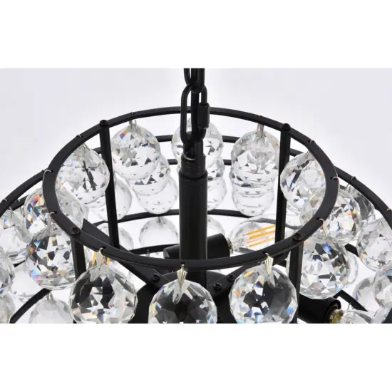 Savannah 18 inch pendant in black {6}