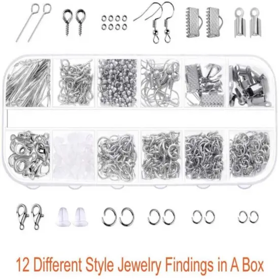 Jewelry Making Kit Pliers Tweezers Needle Jump Rings Jewelry Finding Sets Crafting Tool {4}