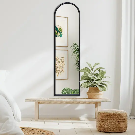 Americanflat Round Mirror - Hanging Mirror for Wall - Circle Mirror for Bathroom, Bedroom, Entryway, Living Room - Large Mirror for Wall Decor {3}