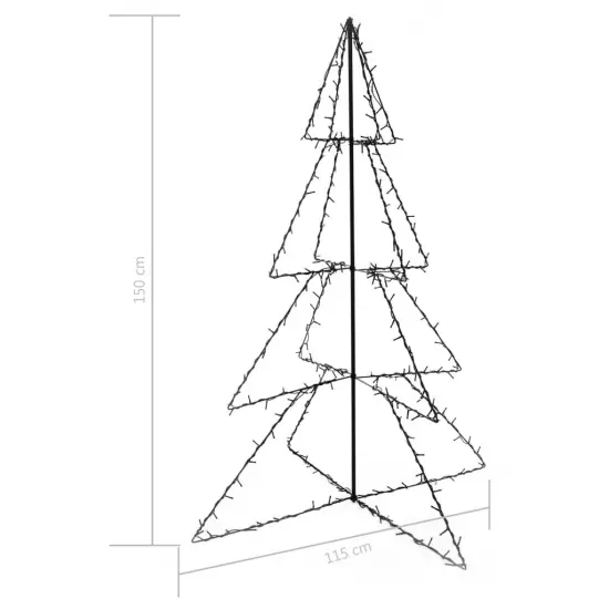 Christmas Cone Tree LEDs For Christmas Yard Decorations {4}