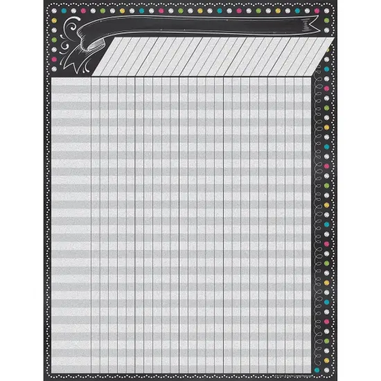 Chalkboard Brights Incentive Chart, Pack of 6 {2}