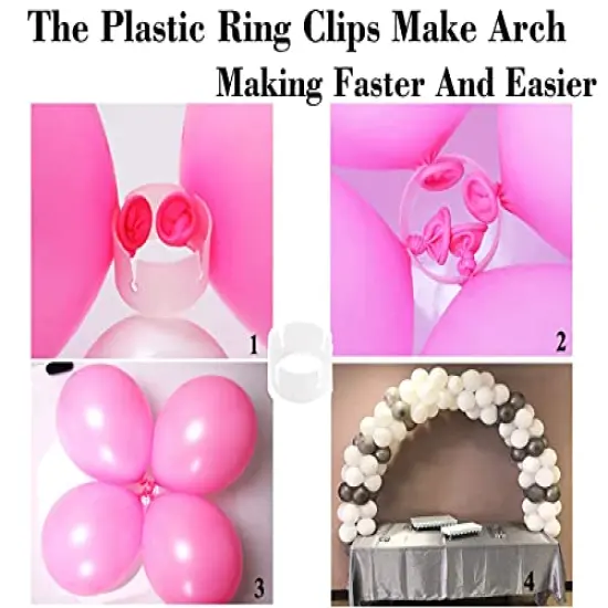 12ft Balloon Arch Kit for Table - Birthday, Party, Wedding, Graduation, Christmas, Baby Shower, and Bachelor Party Decorations {6}