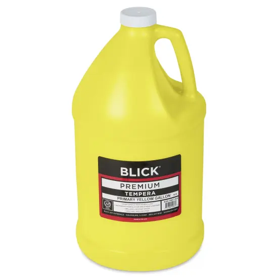 Blick Premium Grade Tempera - Primary Yellow, Gallon {1}