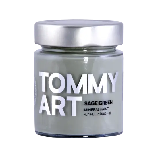 Tommy Art - Color - Sage Green Mineral Paint 140ml {1}