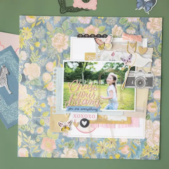 Maggie Holmes Woodland Grove Paperie Pack 200/Pkg-Paper Pieces & Washi Stickers {4}