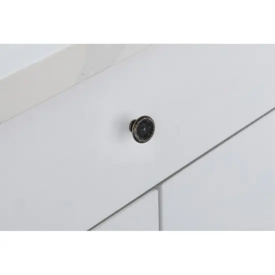 Corio 1.1" Diameter Antique Bronze Mushroom Knob Multipack (Set of 10) {3}