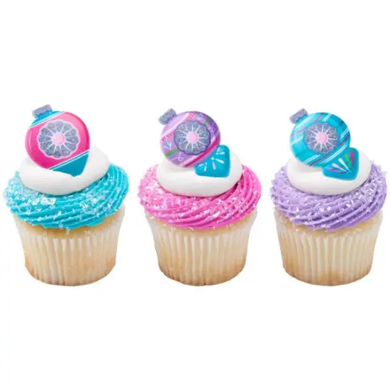 Christmas Bauble Cupcake Rings, 12ct {5}