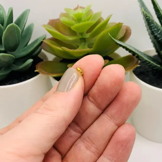 100, 500 or 1,000 Pieces: 5 mm Gold Plated Open Jump Rings, 18g {4}