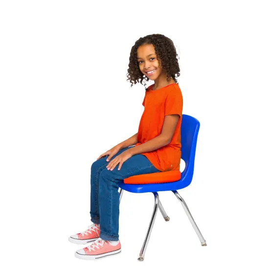 Wiggle Seat Sensory Cushion, Orange Basketball {5}