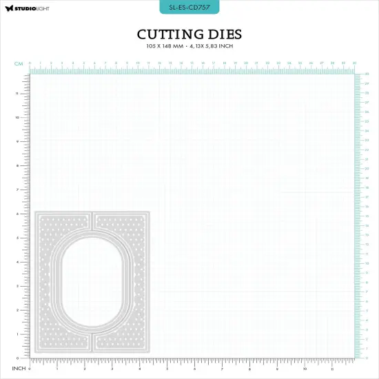 Studio Light Essentials Cutting Dies-Nr. 757, Oval Gate Shape {4}