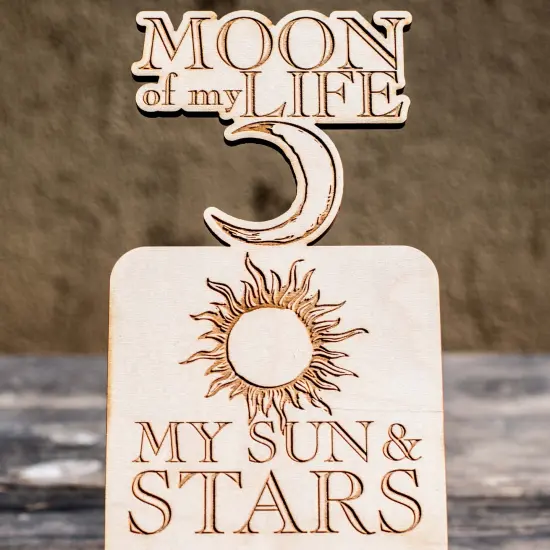 Phone Charging Station - Moon of My Life My Sun and Stars {4}