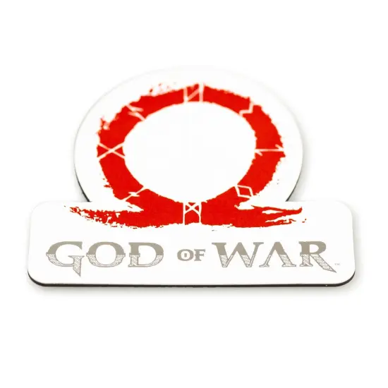 God of War 2018 Omega Logo Car Magnet | Kratos And Son | Video Game Collectible {3}