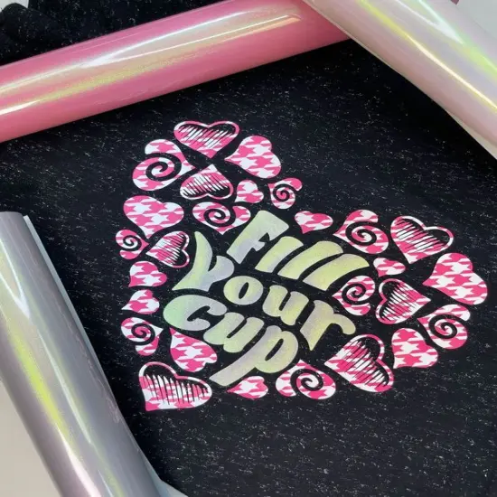 Happy Crafters Houndstooth 11.8" x 18" Sheet Black and White {5}