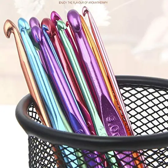 14PCS Aluminum Crochet Hooks Knitting Needles Craft Yarn 2.0mm/2.5mm/3.0mm/3.5mm/4.0mm/4.5mm/5.0mm/5.5mm/6.0mm/6.5mm/7.0mm/8.0mm/9.0mm/10.0mm {4}