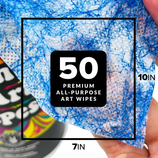 Paint & Art Wipes Paint Remover Wipes Cleaner Epoxy Glue Stains Latex, Acrylic Hand Cleaner and Plastic, Metal or Wood Surfaces, Floors, Brushes, Flat Paint Heavy Duty Cleaning {7}