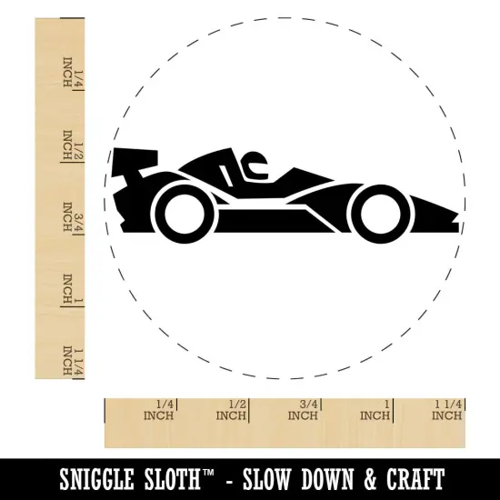 Racing Car Racecar Vehicle Automobile Rubber Stamp for Stamping Crafting Planners {1}