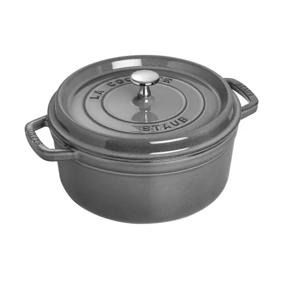 STAUB Cast Iron 4-qt Round Cocotte {4}