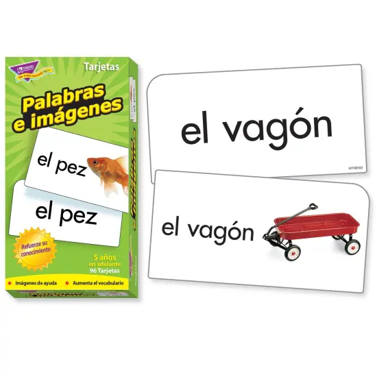 Palabras e im&aacute;genes (SP) Skill Drill Flash Cards, Pack of 3 {3}
