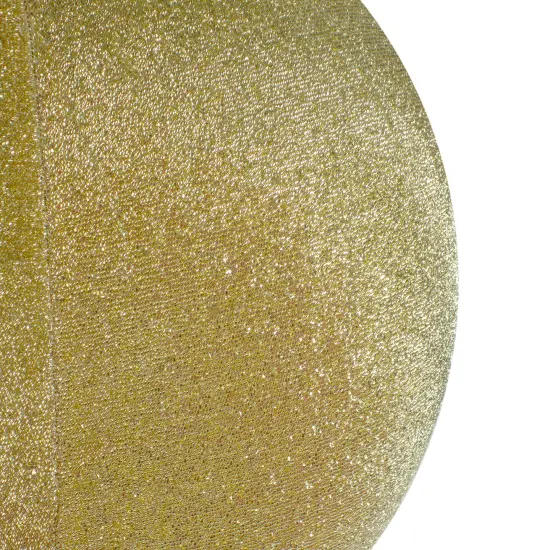 Northlight Inflatable Tinsel Commercial Outdoor Christmas Ball Ornament Decoration - 27.5" - Gold {4}