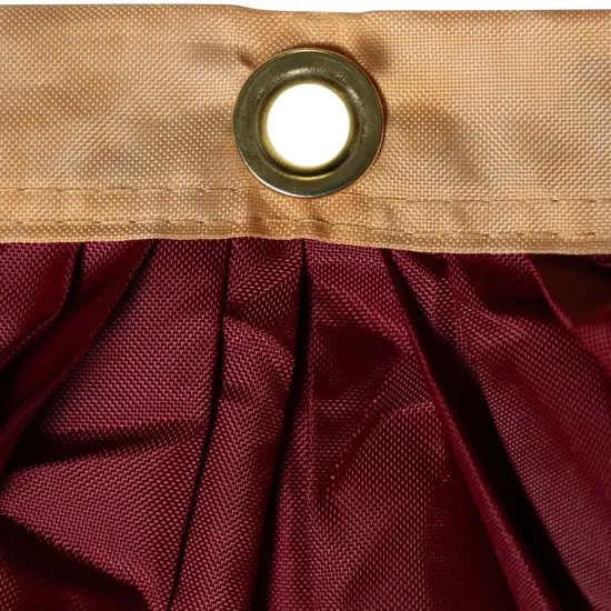 Northlight Tea-Stained Pleated USA Patriotic Bunting Flag - 48" x 24" Red {7}