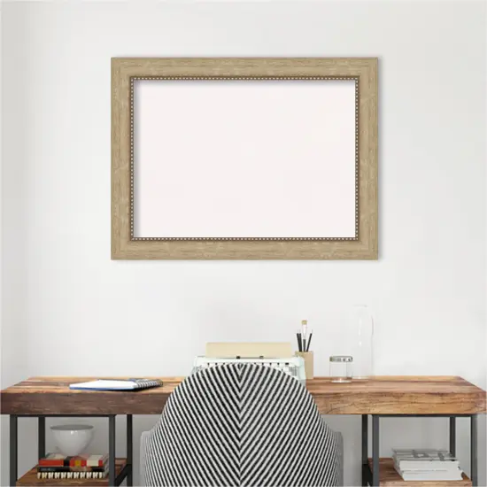 Astor Framed Corkboard, White Cork Champagne {5}